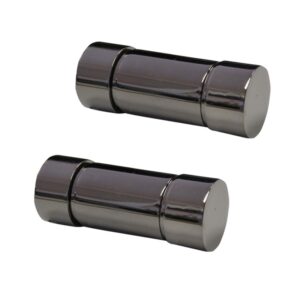 Polished Graphite Aspect 28mm barrel Finials