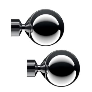 Polished Graphite Sphere Ball 28mm Finials