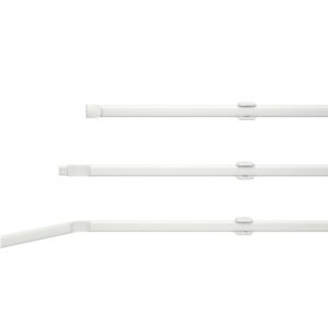 13mm 475cm PVC Connectable Flexi Net Rod White