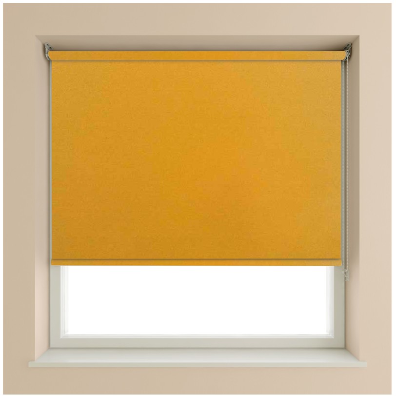 Blackout Roller Blind Ochre Blackout Roller Blind Ochre