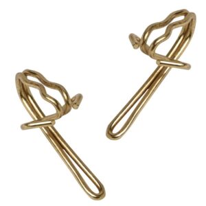 Brass Metal Curtain Hooks