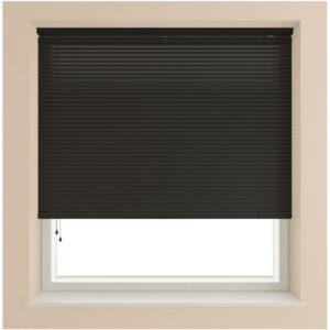 Venetian Blind PVC 25mm Slats Black