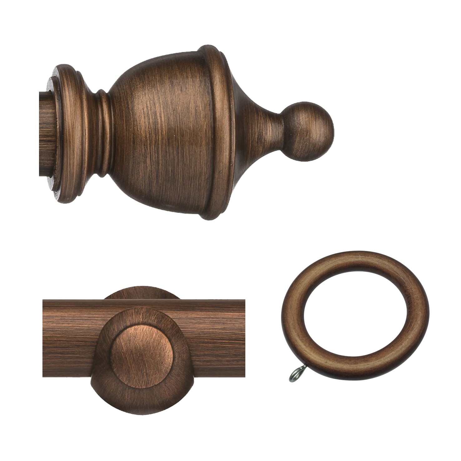 Burnished bronze Standard Urn Close Burnished bronze Standard Urn Close