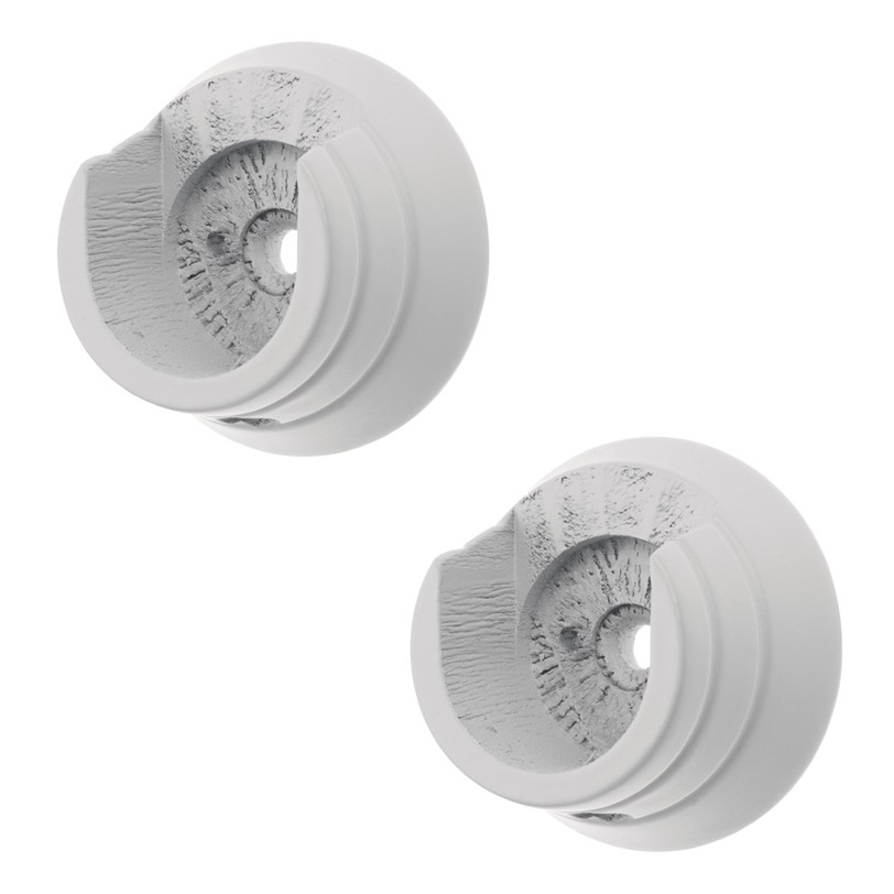 Swish Romantica 28mm wood recess bracket Paper white pack of 2