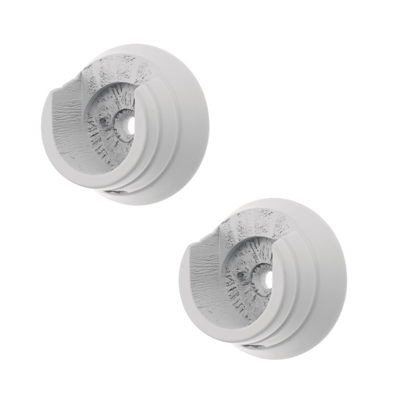 Swish Romantica 35mm Wood recess bracket paper white pack of 2