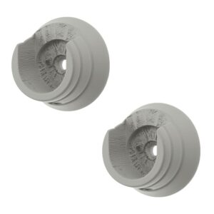 Swish Romantica wood recess bracket Pebble pack of 2