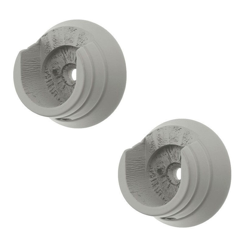 Swish Romantica wood recess bracket Pebble pack of 2