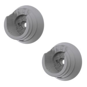 Swish Romantica wood recess bracket smoke pack of 2