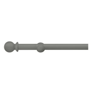 Swish Romantica Cobblestone Grey Eyelet Ball finial curtain pole