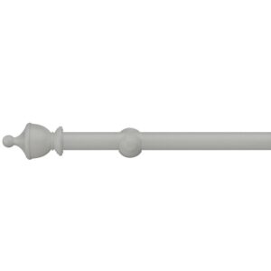 Swish Romantica Pebble light grey Urn finial curtain pole