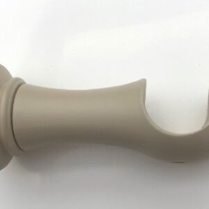 April Cloud beige Wooden Curtain Pole Bracket,For Pole diameter 28mm, For the Swish Romantica wooden curtain pole range