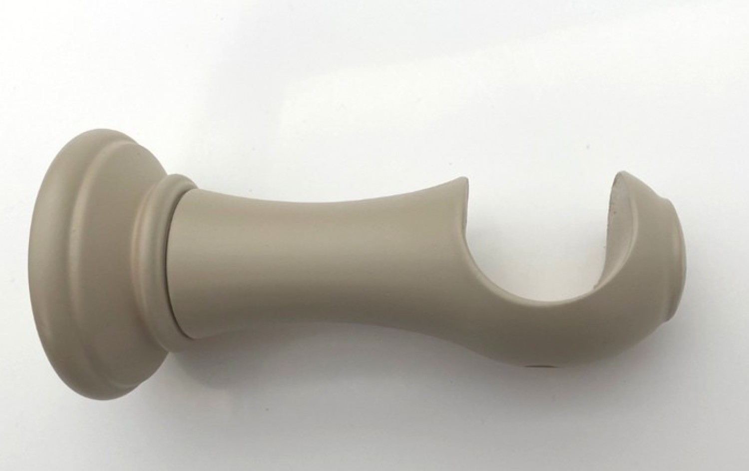 April Cloud beige Wooden Curtain Pole Bracket,For Pole diameter 28mm, For the Swish Romantica wooden curtain pole range