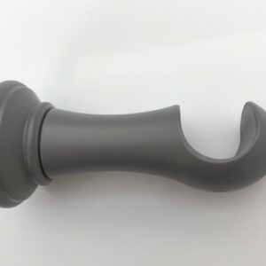 Cobble Stone Grey Wooden Curtain Pole Bracket,For Pole diameter 28mm, For the Swish Romantica wooden curtain pole range