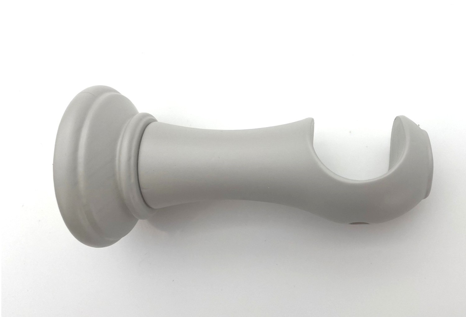 Pebble grey Wooden Curtain Pole Bracket,For Pole diameter 28mm, For the Swish Romantica wooden curtain pole range