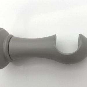 Smoke Grey Wooden Curtain Pole Bracket,For Pole diameter 28mm, For the Swish Romantica wooden curtain pole range