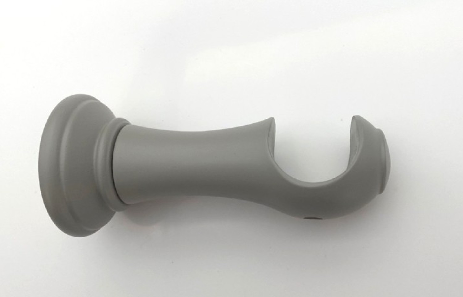 Smoke Grey Wooden Curtain Pole Bracket,For Pole diameter 28mm, For the Swish Romantica wooden curtain pole range