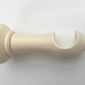 Panna Cotta cream Wooden Curtain Pole Bracket,For Pole diameter 28mm, For the Swish Romantica wooden curtain pole range
