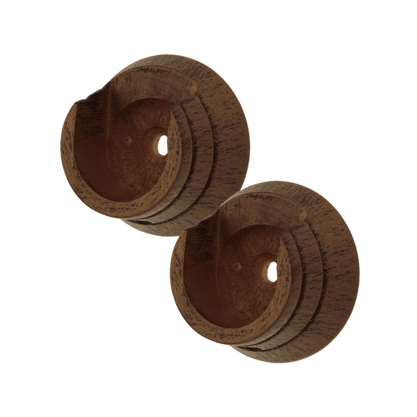 Integra Masterpiece Burnished bronze recess brackets 1 pair of wooden brackets