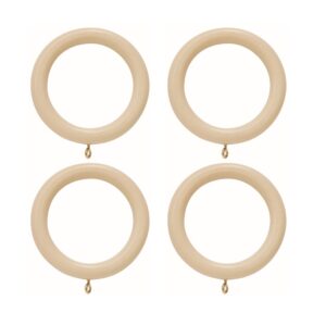 Woodline Pack of 4 Rings Cream